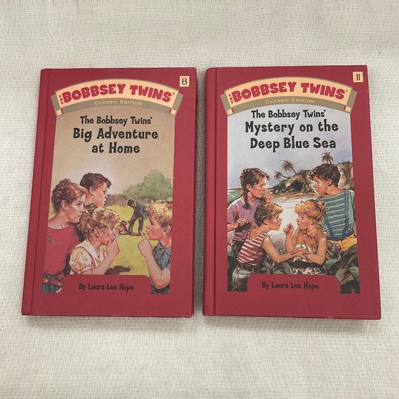 Lot/2 Hardcover Bobbsey Twins Books Volumes 8 & 11 Laura Lee Hope - Picture 1 of 7